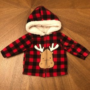 Plaid moose jacket